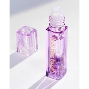 New Revolution Crystal Aura Lip Oil Amethyst Crystals with Raspberry‎ Seed Oil